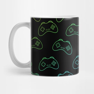 Video game controller pattern Mug